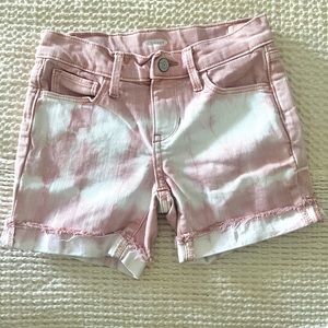 Old navy Little girls pink tie dye shorts sz 8l